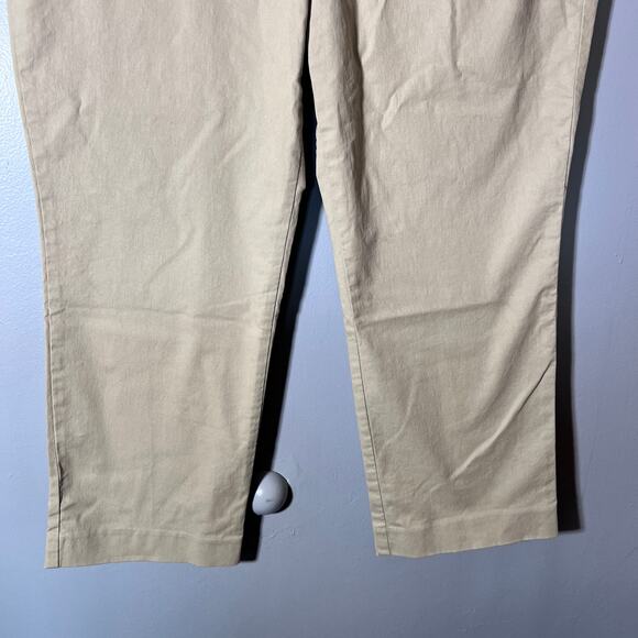 GAP Slim Ankle Khaki Pants Size 16 Women’s Tan Stretch Chino NWT Workwear - Picture 9 of 9